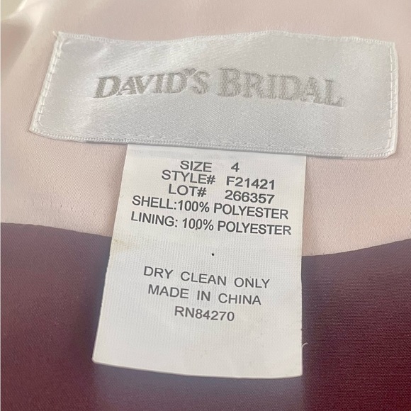 David’s Bridal bolero jacket brown,size 4,used - Picture 11 of 11